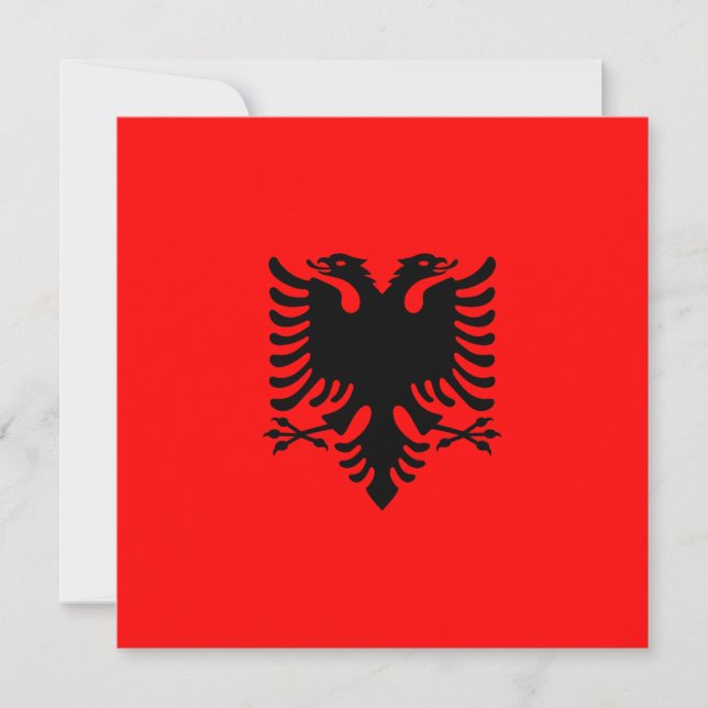 Flag of Albania Card (Front)