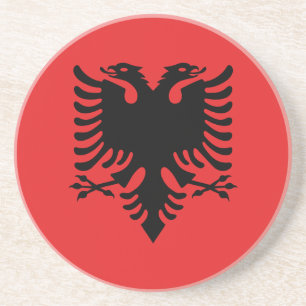 Flag of Albania Coaster