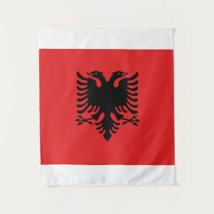 Flag of Albania - Flamuri Kombëtar - Albanian Flag Tapestry