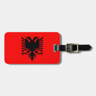 Flag of Albania Luggage Tag