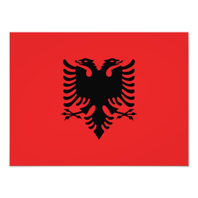 Flag of Albania Photo Print (Front)