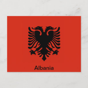 Flag of Albania Postcard