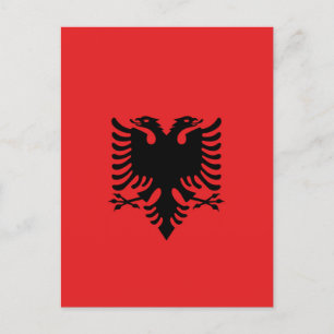 Flag of Albania Postcard