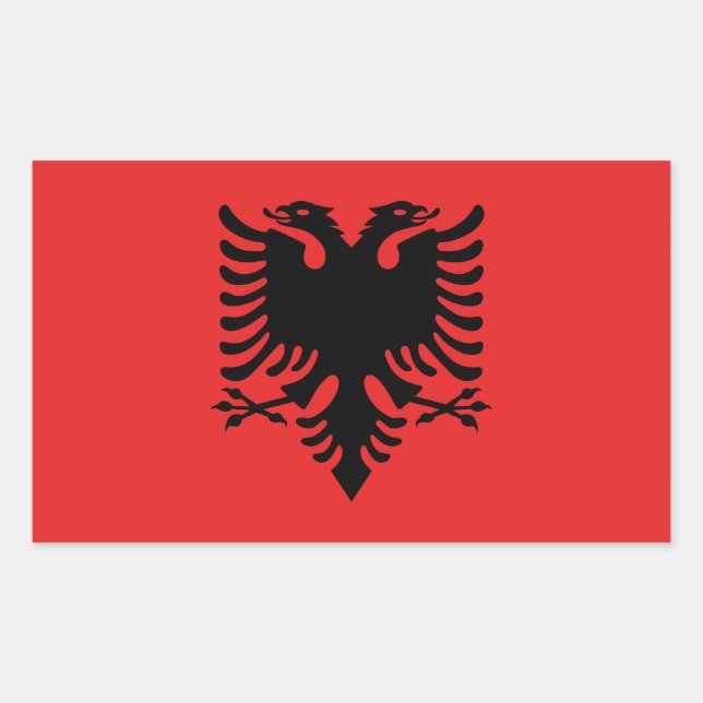 Flag of Albania Sticker (Front)