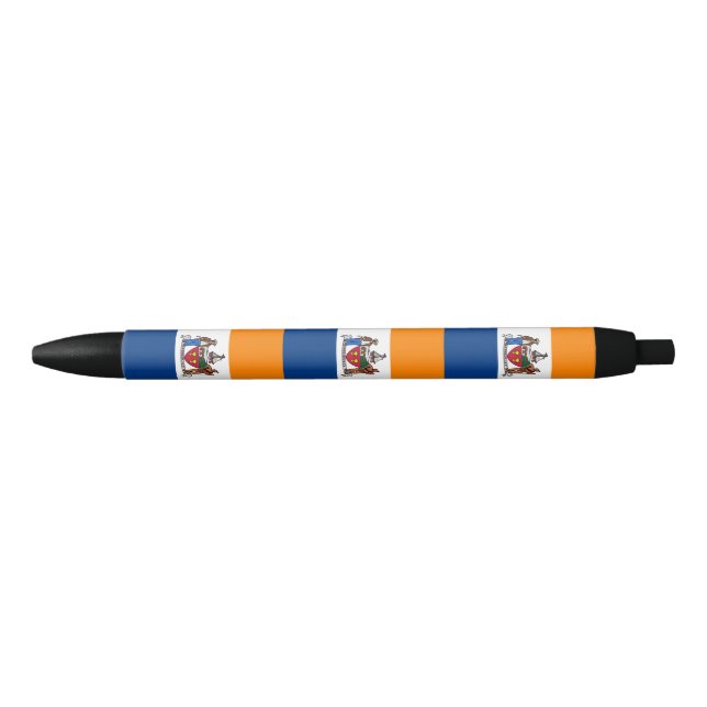 Flag of Albany, New York Black Ink Pen (Front)