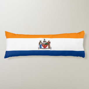 Flag of Albany, New York Body Pillow