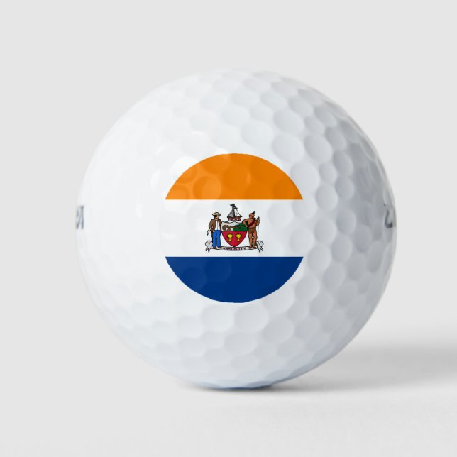 Flag of Albany, New York Golf Balls (Front)