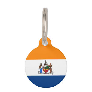Flag of Albany, New York Pet Tag