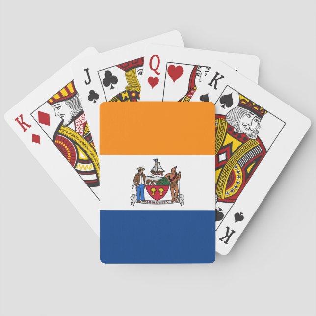 Flag of Albany, New York Playing Cards (Back)