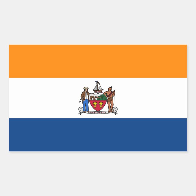Flag of Albany, New York Sticker (Front)