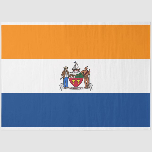 Flag of Albany (New York) Tissue Paper (Front)
