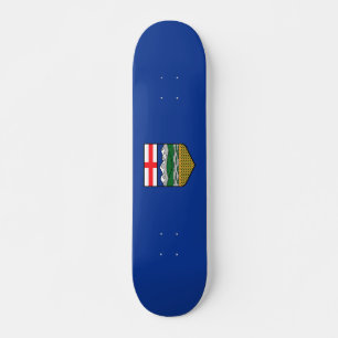 Flag of Alberta - CANADA Skateboard