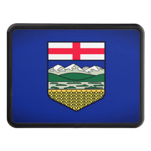 Flag of Alberta - CANADA Trailer Hitch Cover