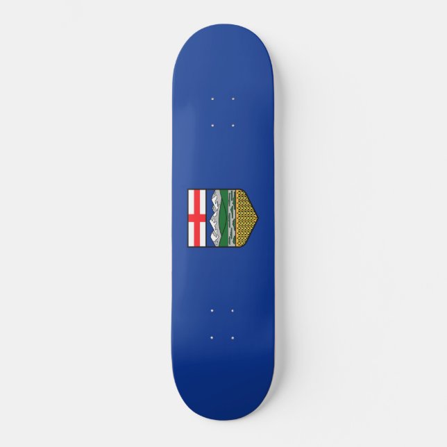 Flag of Alberta Skateboard (Front)