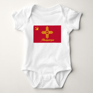 Flag of Albuquerque (New Mexico) Baby Bodysuit