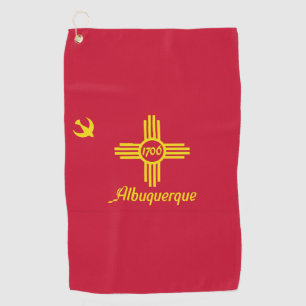Flag of Albuquerque, New Mexico  Golf Towel