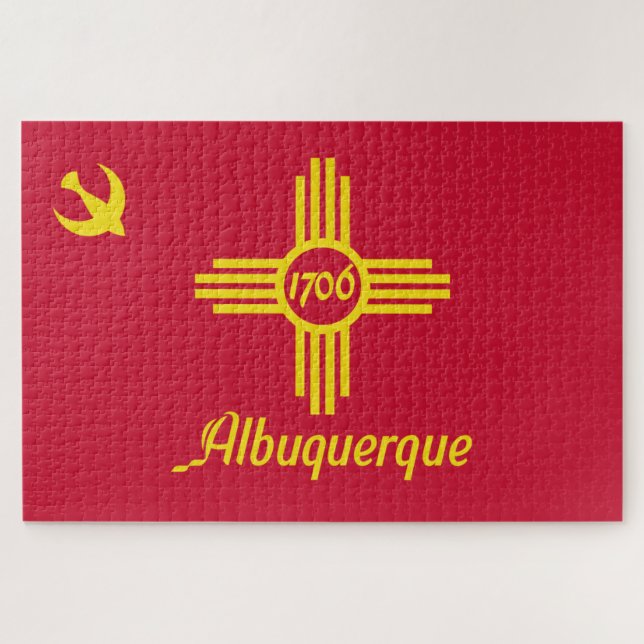 Flag of Albuquerque (New Mexico) Jigsaw Puzzle (Horizontal)