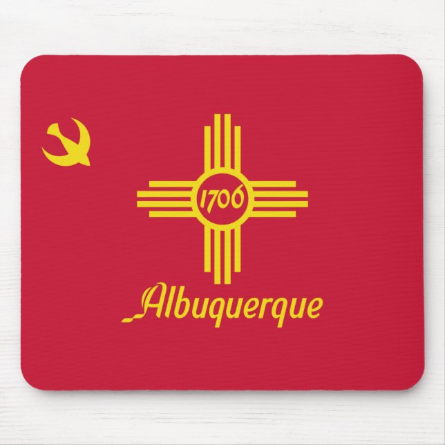 Flag of Albuquerque (New Mexico) Mouse Pad (Front)