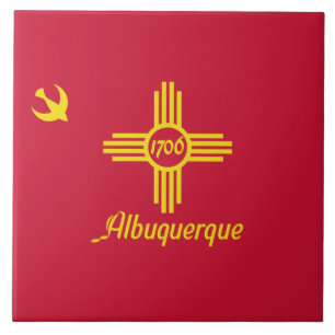 Flag of Albuquerque (New Mexico) Tile