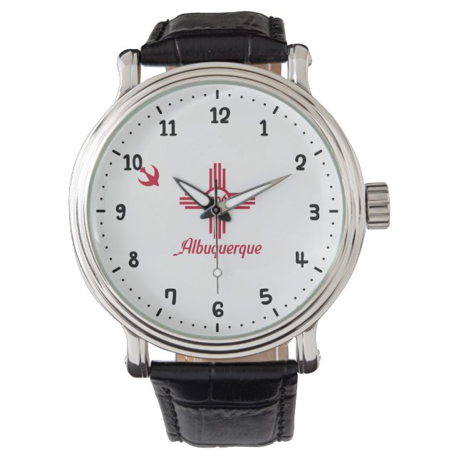 Flag of Albuquerque, New Mexico Watch (Front)
