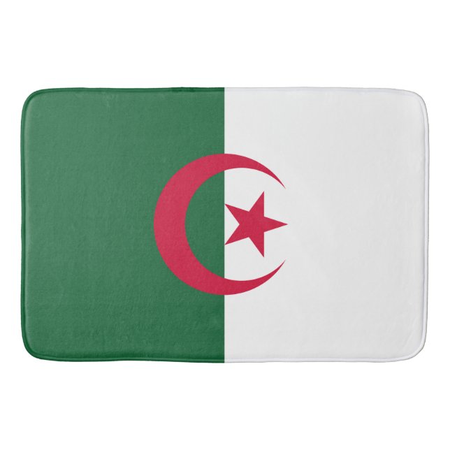 Flag of Algeria Bath Mat (Front)