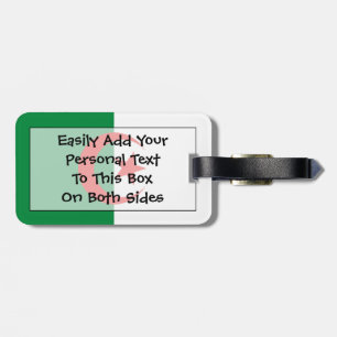Flag of Algeria Easy ID Luggage Tag