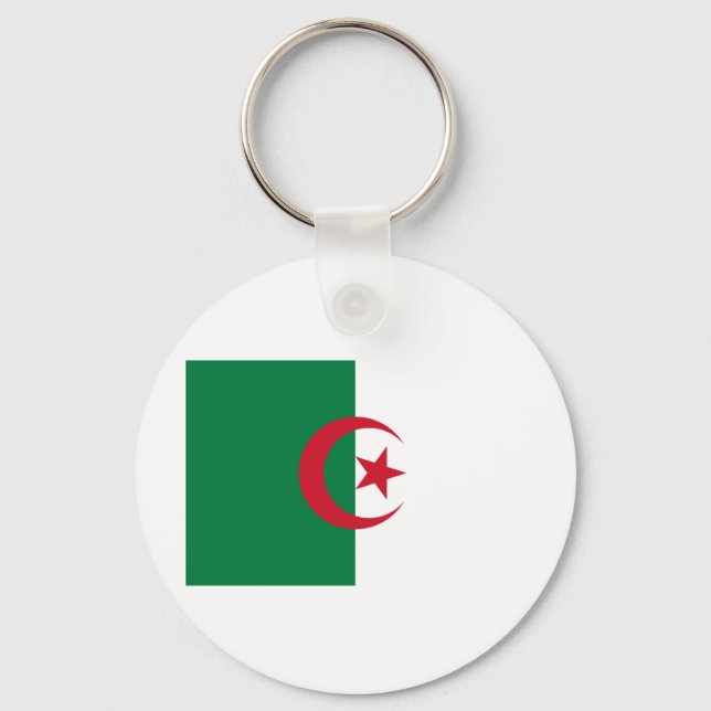 Flag of Algeria Keychain (Front)