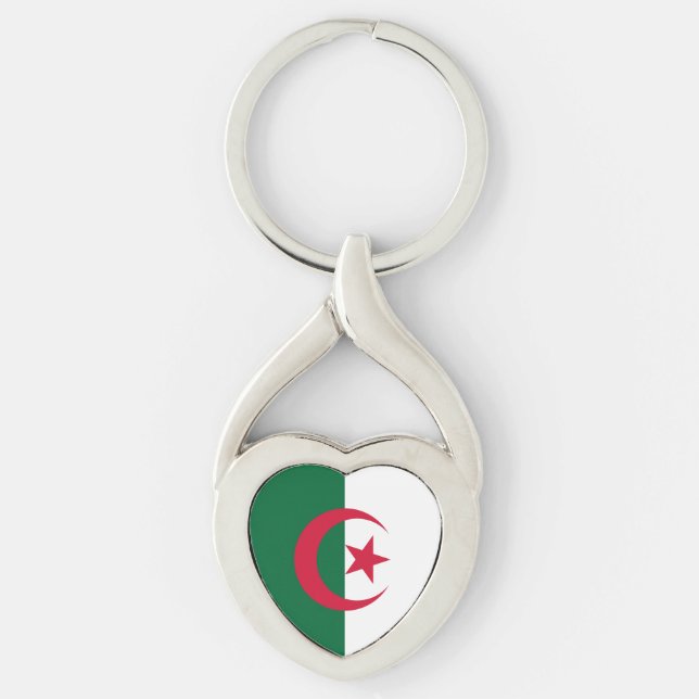 Flag of Algeria  Keychain (Front)