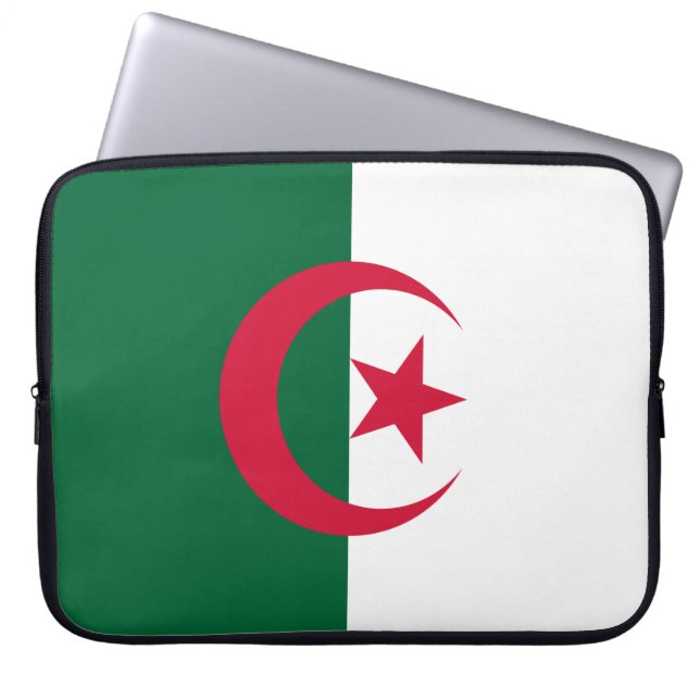 Flag of Algeria Laptop Sleeve (Front)