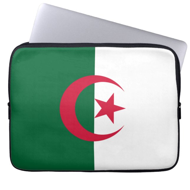 Flag of Algeria Laptop Sleeve (Front)