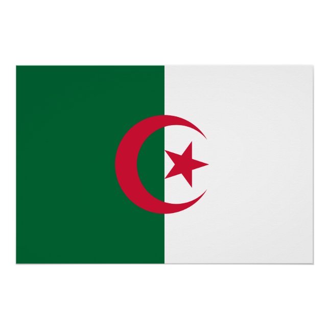 Flag of Algeria Poster (Front)