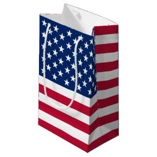 Flag of America American Army USA Small Gift Bag