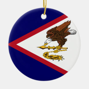 Flag of American Samoa Ceramic Ornament