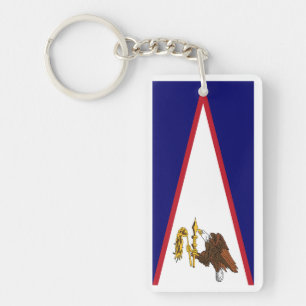 Flag of American Samoa Keychain