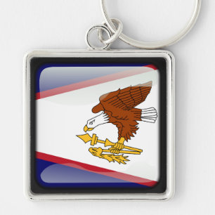 Flag of American Samoa Keychain
