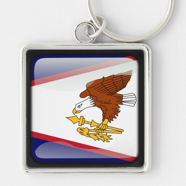Flag of American Samoa Keychain (Front)