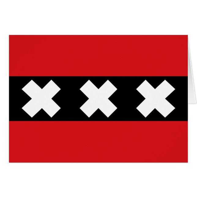 Flag of Amsterdam (Front Horizontal)