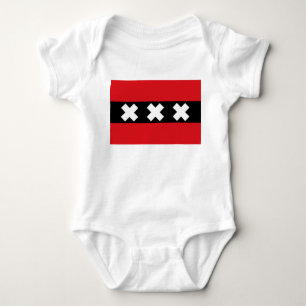 Flag of Amsterdam Baby Bodysuit
