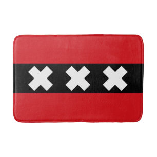 Flag of Amsterdam Bath Mat