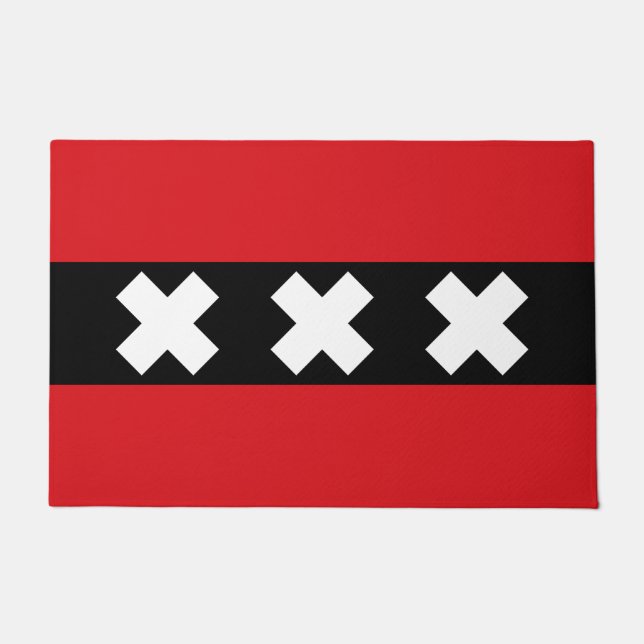 Flag of Amsterdam Doormat (Front)