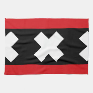 Flag of Amsterdam Kitchen Towel