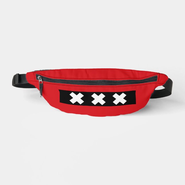 Flag of Amsterdam, Netherlands Fanny Pack (Front)