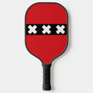 Flag of Amsterdam, Netherlands Ping Pong Paddle