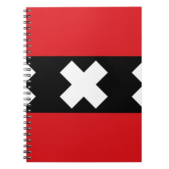 Flag of Amsterdam Notebook (Front)