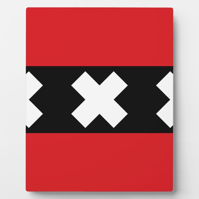 Flag of Amsterdam Plaque (Front)