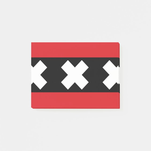 Flag of Amsterdam Post-it Notes (Front)