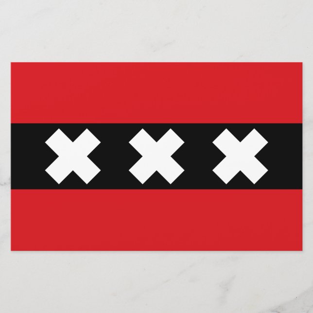 Flag of Amsterdam Stationery (Front)