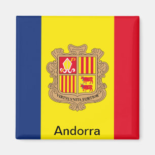 Flag of Andorra Magnet