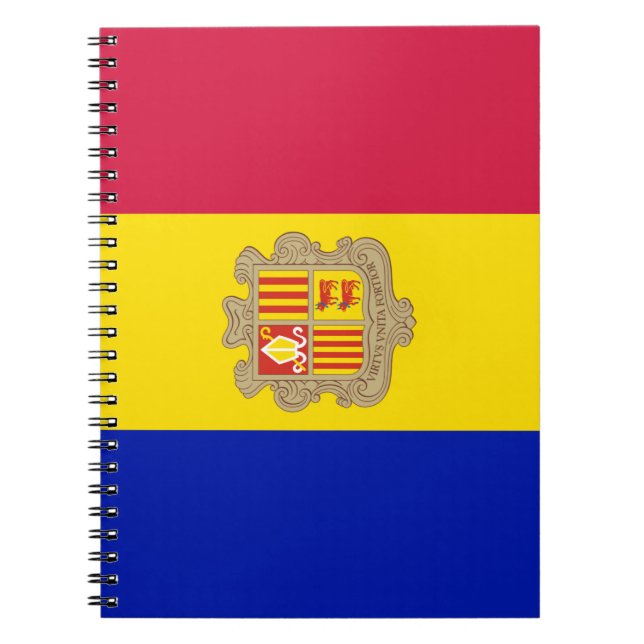 Flag of Andorra Notebook (Front)