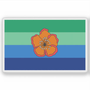 Flag of Angaur State, Palau